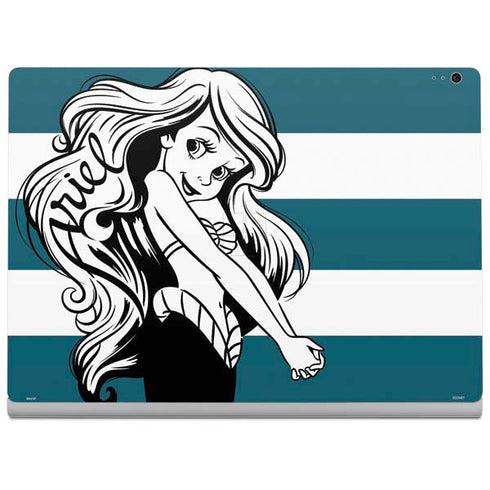 Disney The Little Mermaid Ariel Stripes Surface Book 2 13.5in Skin